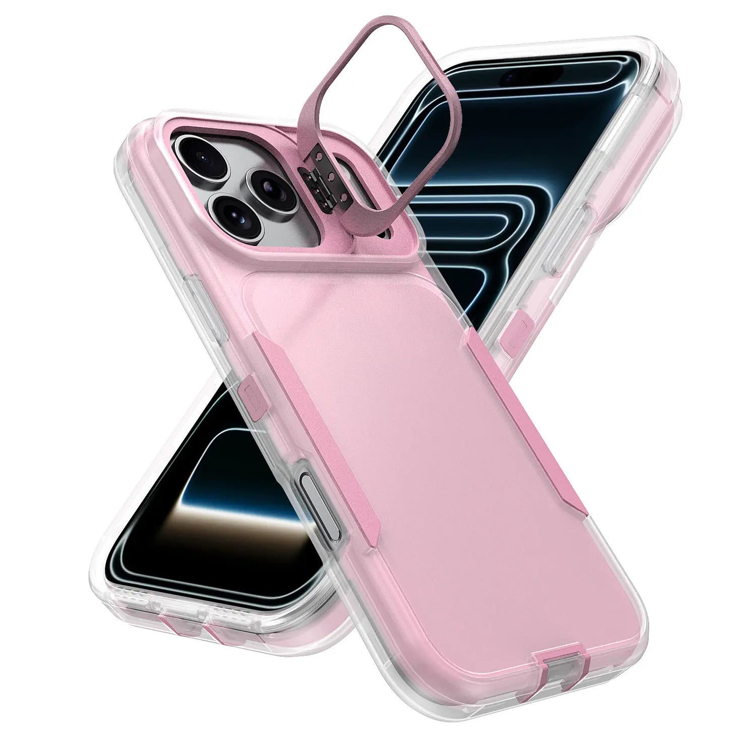 iPhone Military-Grade Heavy Duty Case with Camera Kickstand & Rugged Protection