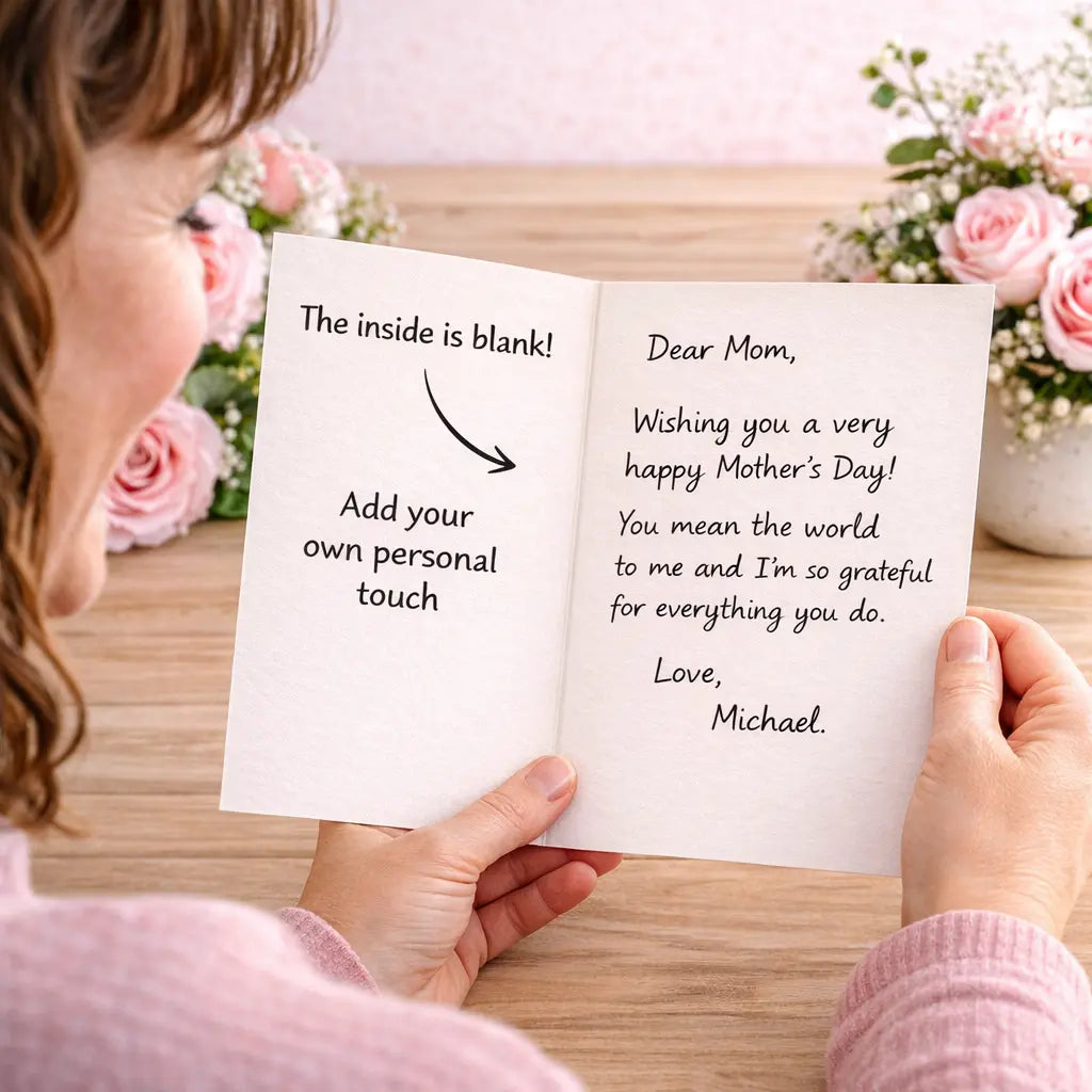 Funny Mother's Day Card | Sarcastic Gag Gift for Mom (Blank Inside)