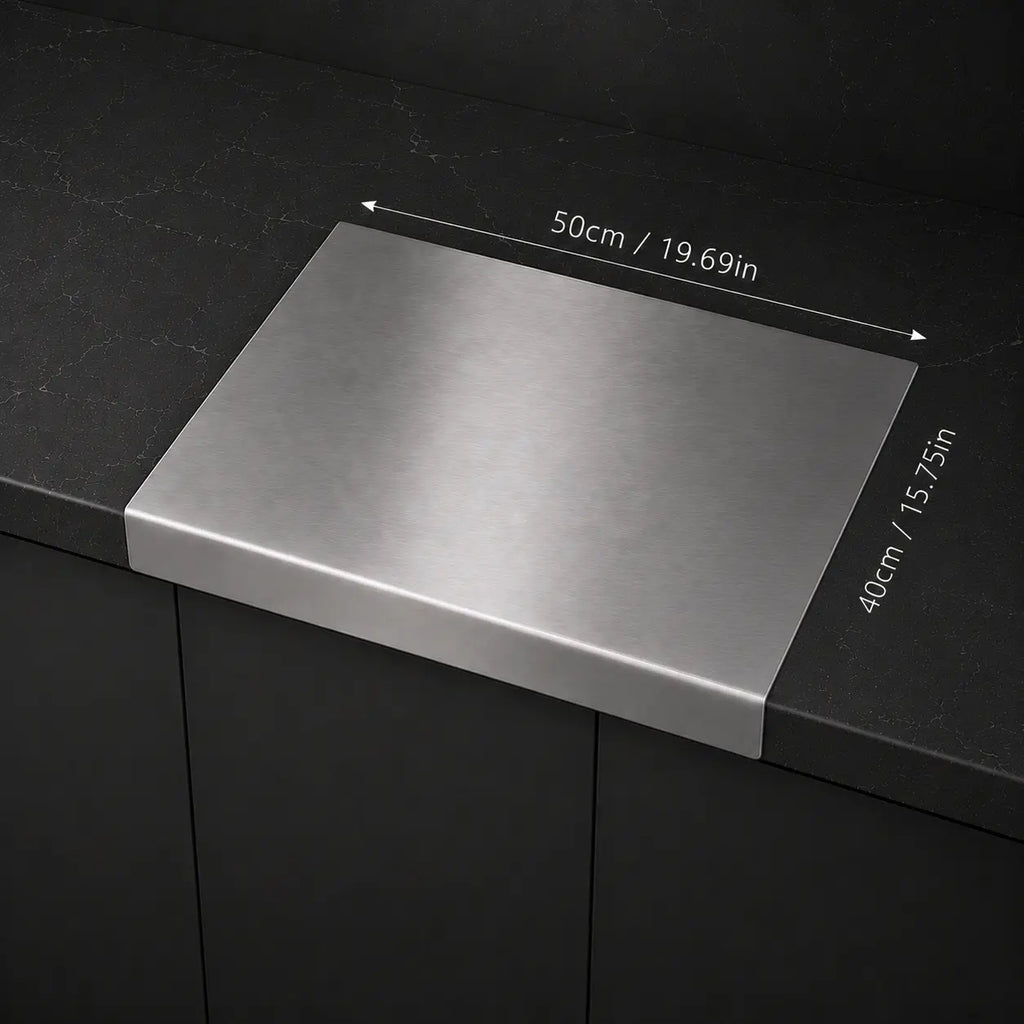 Stainless Steel Chopping Board – Non-Slip Heavy Duty Kitchen Cutting Board