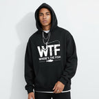 Lustiger Herren-Hoodie mit Angelmotiv – Langarmpullover aus Baumwollmischgewebe, normale Passform | Weiches und atmungsaktives Material, strapazierfähiger Druck, hoher Tragekomfort, maschinenwaschbar, lässiger Streetwear-Look 