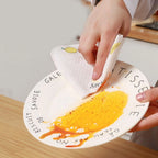 50-Count Reusable Washable Cleaning Lazy Rags – Multi-Purpose Kitchen Dish Towels