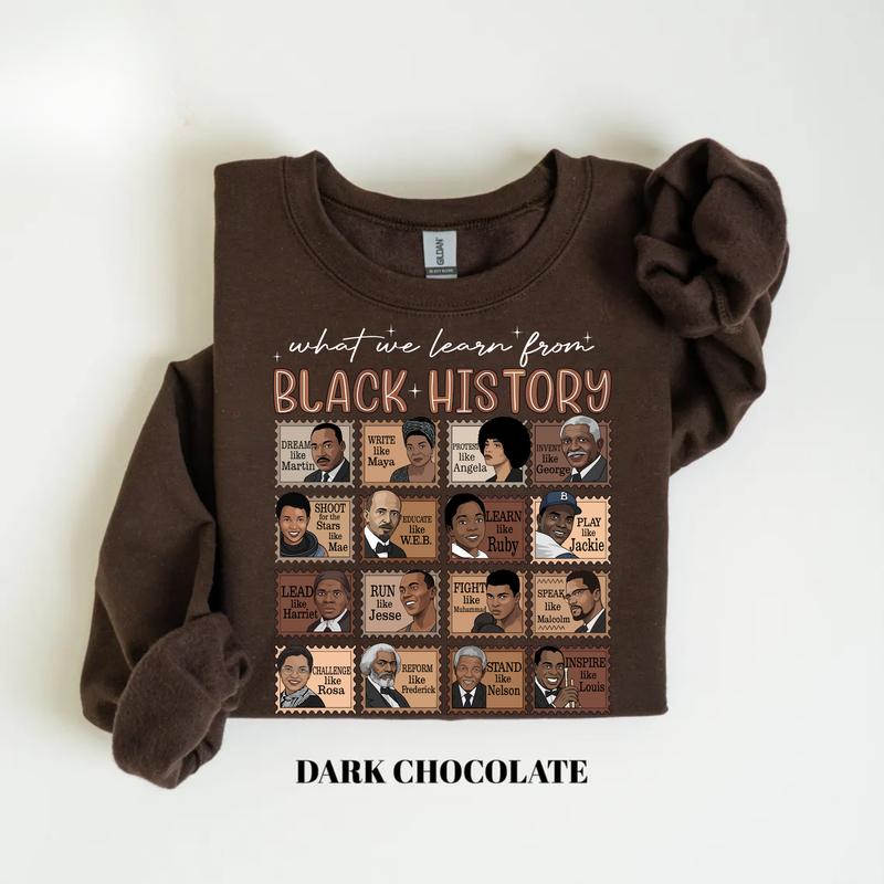 Black History Pride Crewneck - African American Legacy & Education Gift
