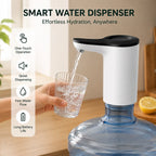 Smart One-Touch Water Bottle Dispenser Pump – Low-Noise Leak-Proof Electric Pump