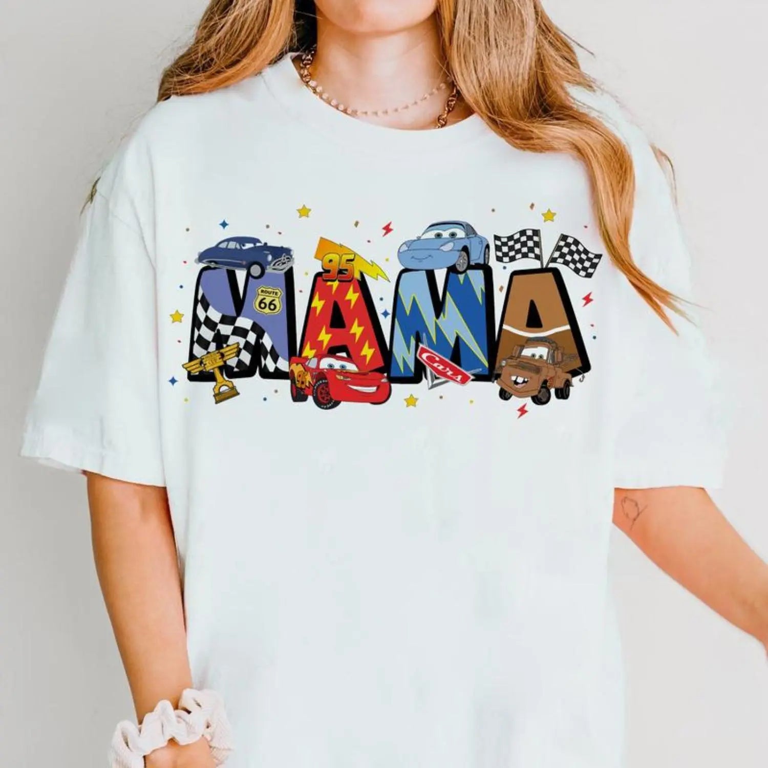 "Mama McQueen" Racing Shirt | Retro 95 Lightning Mother's Day Tee