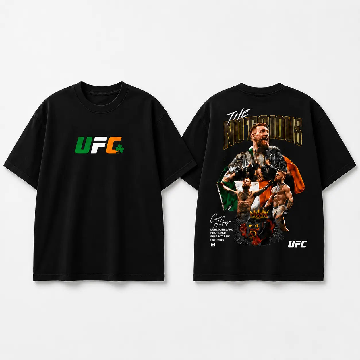 Men's UFC 329 Conor McGregor T-Shirt – "The Notorious" MMA Graphic Tee