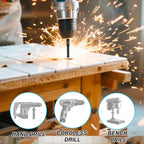 6-Piece Vacuum Brazed Diamond Drill Bit Set (1/4"-1/2") for Tile, Glass & Granite