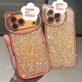 Cute Shiny Glitter Crystal Phone Case – Shockproof Camera Protection Cover for iPhone 16 Pro Max
