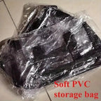 Heavy-Duty Clear Plastic Storage Box: Large Capacity Organizer with Hinged Lid