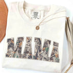 "Camo Mama" Comfort Colors® Tee: Unique Hunting Inspired Mother's Day Gift