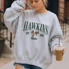 Embroidered Hawkins Indiana 1983 Sweatshirt | Vintage Aesthetic Crewneck