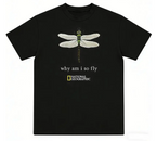 National Geographic  with dragonfly graphic tee