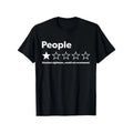 Funny "Absolute Trash" One Star Review T-Shirt -  Black Short Sleeve Tee