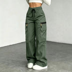 Women's Lightweight Loose Cargo Pants – Quick-Drying Breathable Multi-Pocket Trousers