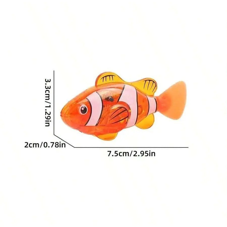 Light-Sensing Robotic Swimming Clownfish Toy
