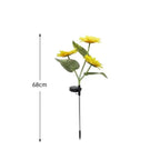 Solar Powered LED Sunflower Garden Lights (Waterproof Outdoor Decor)