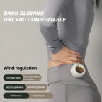 Portable Mini Bladeless Waist/Shirt Clip-On Fan | 3-Speed Silent Personal Fan for Outdoor, Sports & Summer Gifting