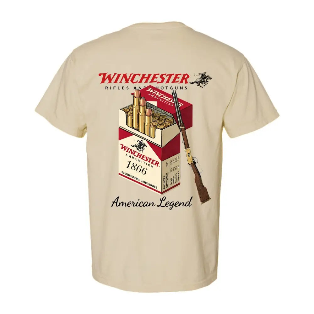 Winchester "American Legend" Shirt | 1866 Ammo Box & Lever Action Tee