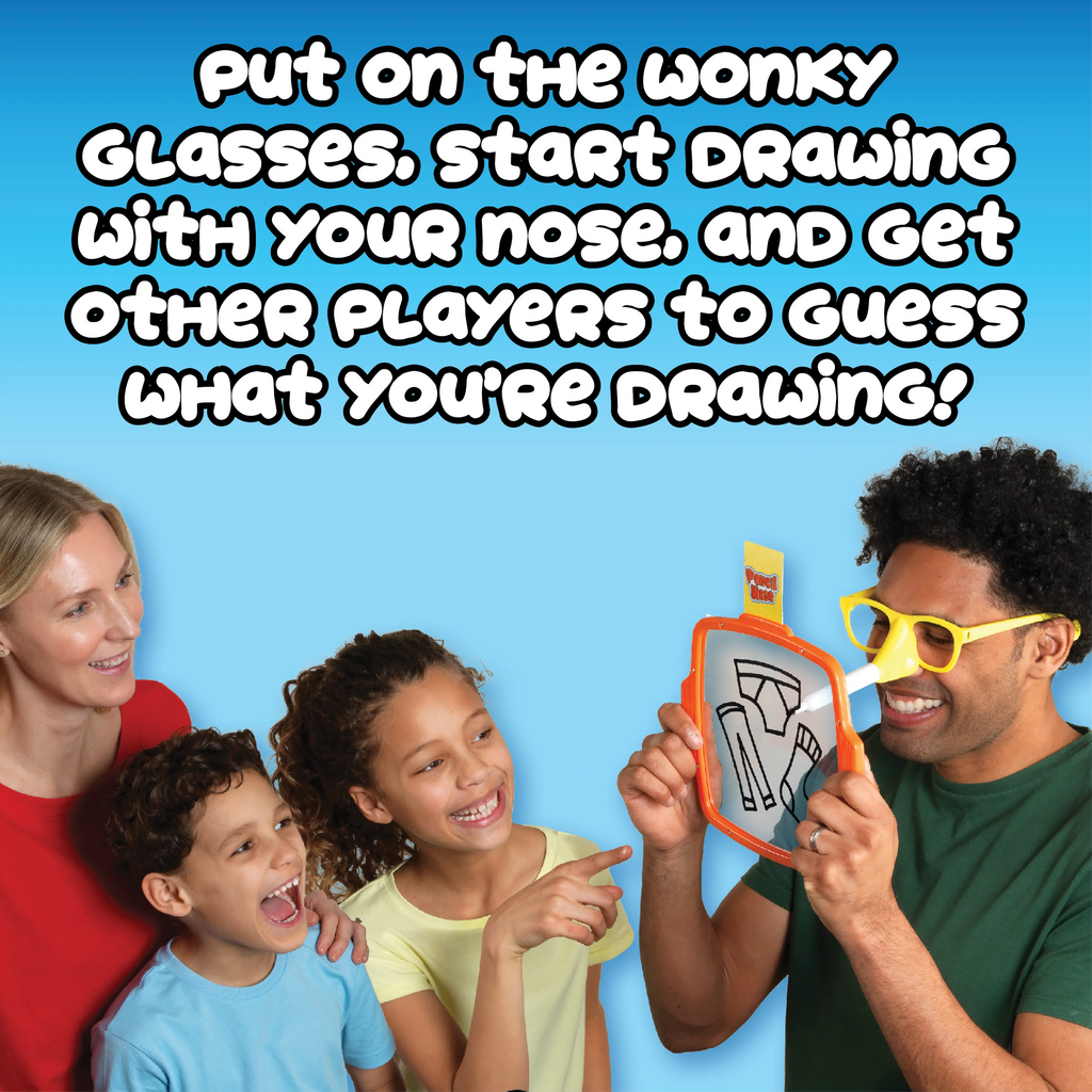 Pencil Nose Board Game – Creative Drawing & Social Party Game for Kids & Adults