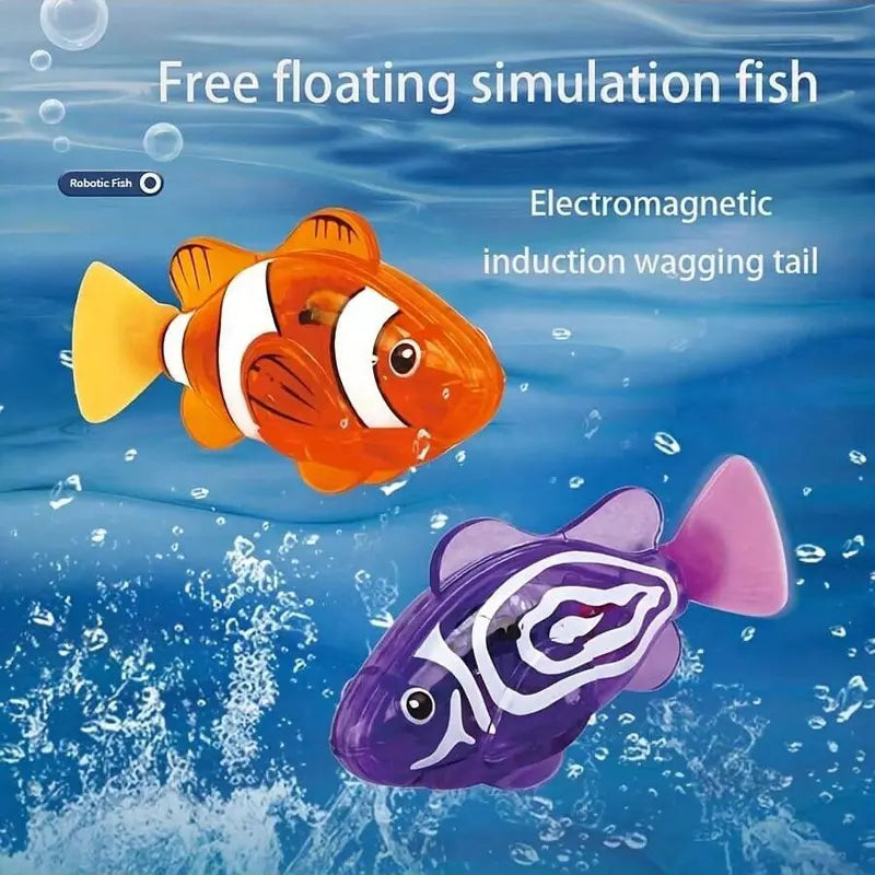 Light-Sensing Robotic Swimming Clownfish Toy