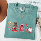 Fairy Tale Valentine Graphic Tee, Tale as Old as Time Shirt, Girly Aesthetic Girls Trip Tee Love Outfit Womenswear Cotton