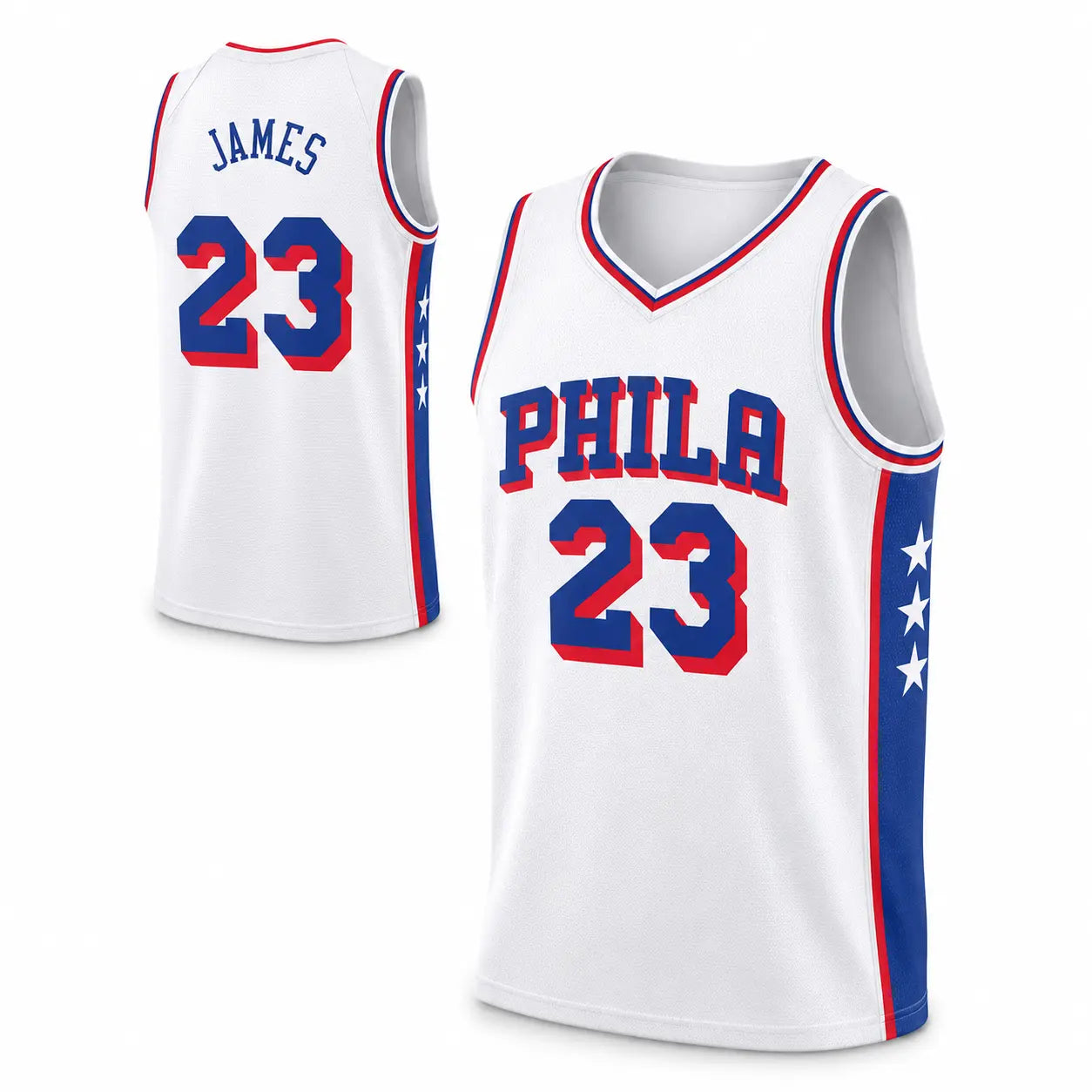 Unisex Basketball #23 James Swingman Jersey – Icon Edition Royal Team Apparel
