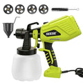 1200ml High-Capacity Paint Sprayer - Adjustable Flow, 4 Nozzles & 3 Spray Modes