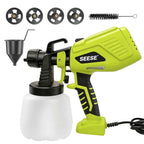 1200ml High-Capacity Paint Sprayer - Adjustable Flow, 4 Nozzles & 3 Spray Modes