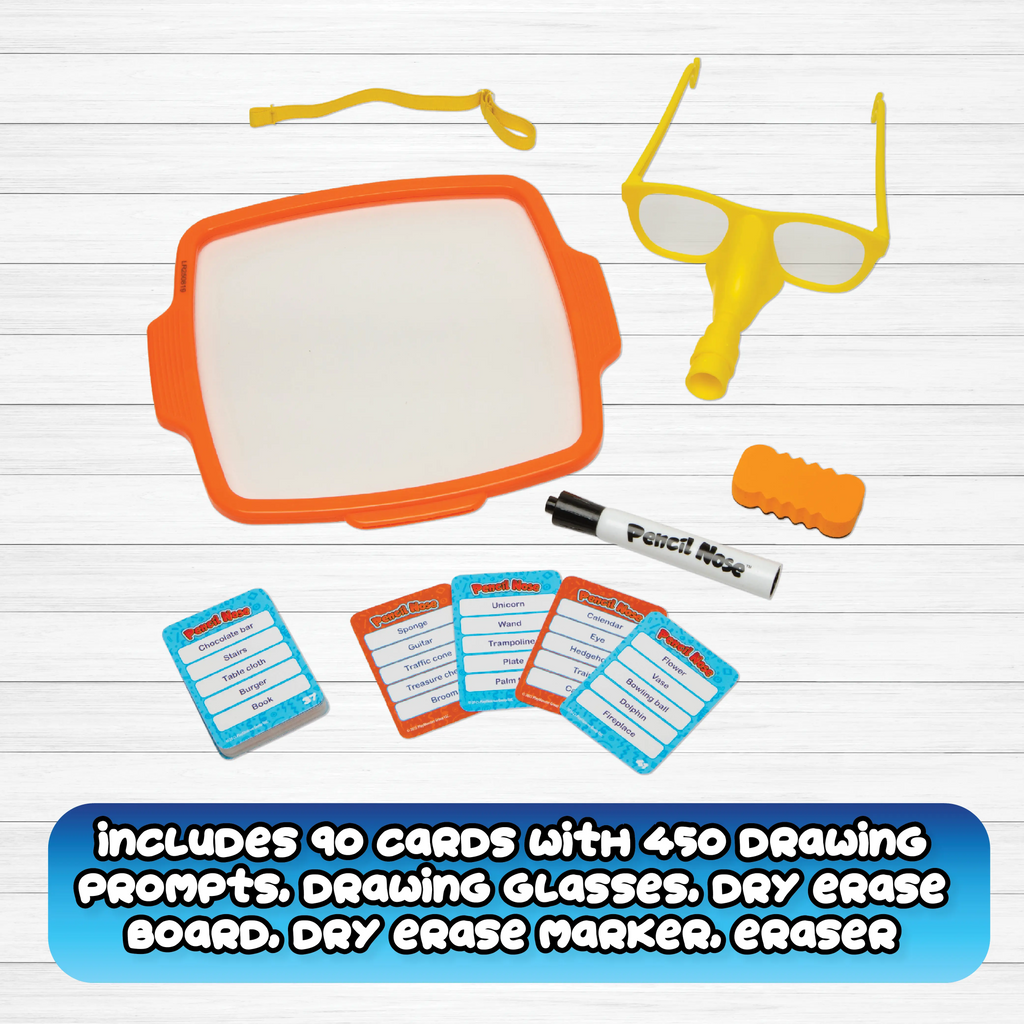 Pencil Nose Board Game – Creative Drawing & Social Party Game for Kids & Adults