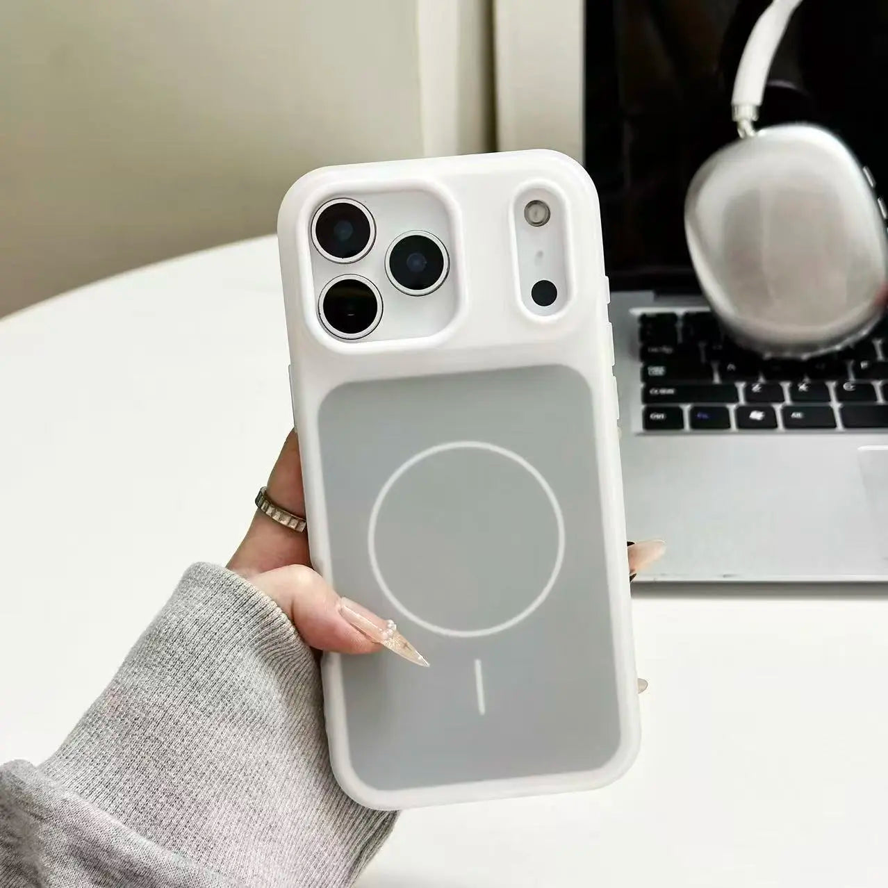 MagSafe Phone Case – Dual Layer Color-Blocking Shockproof Cover for iPhone 17 Pro Max
