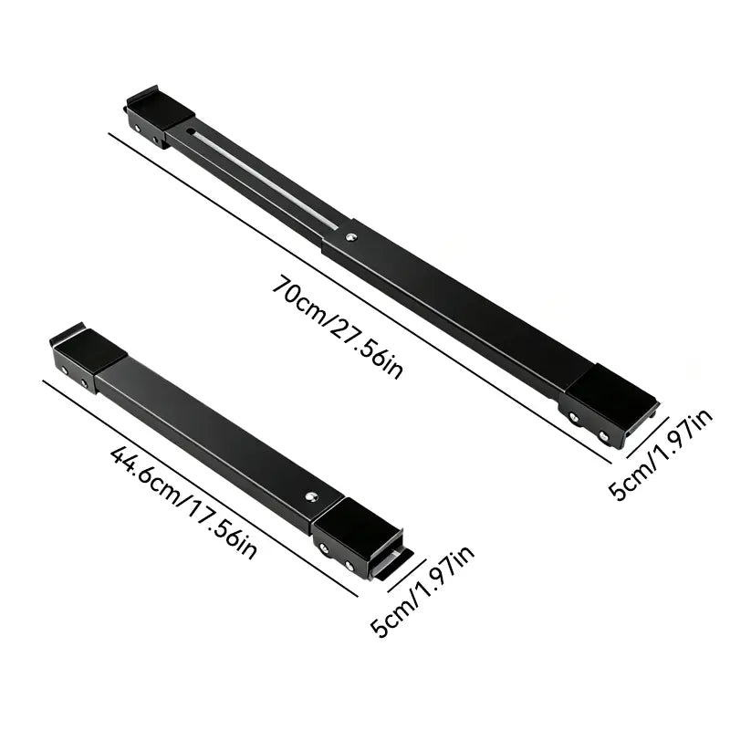 2-Pack Adjustable Heavy-Duty Appliance Moving Dollies – Lockable Roller Stands for Washer & Dryer