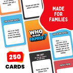 Who Our Family? – Hilarious Trivia, “Most Likely To” & Head-to-Head Party Card Game for All Ages