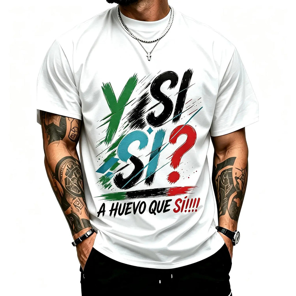 Mexico Spirit Cotton T-Shirt – Bold Flag Colors Graphic Print Short Sleeve Tee