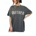Old English "Mother" Gothic T-Shirt | Alternative Metalcore Aesthetic Tee
