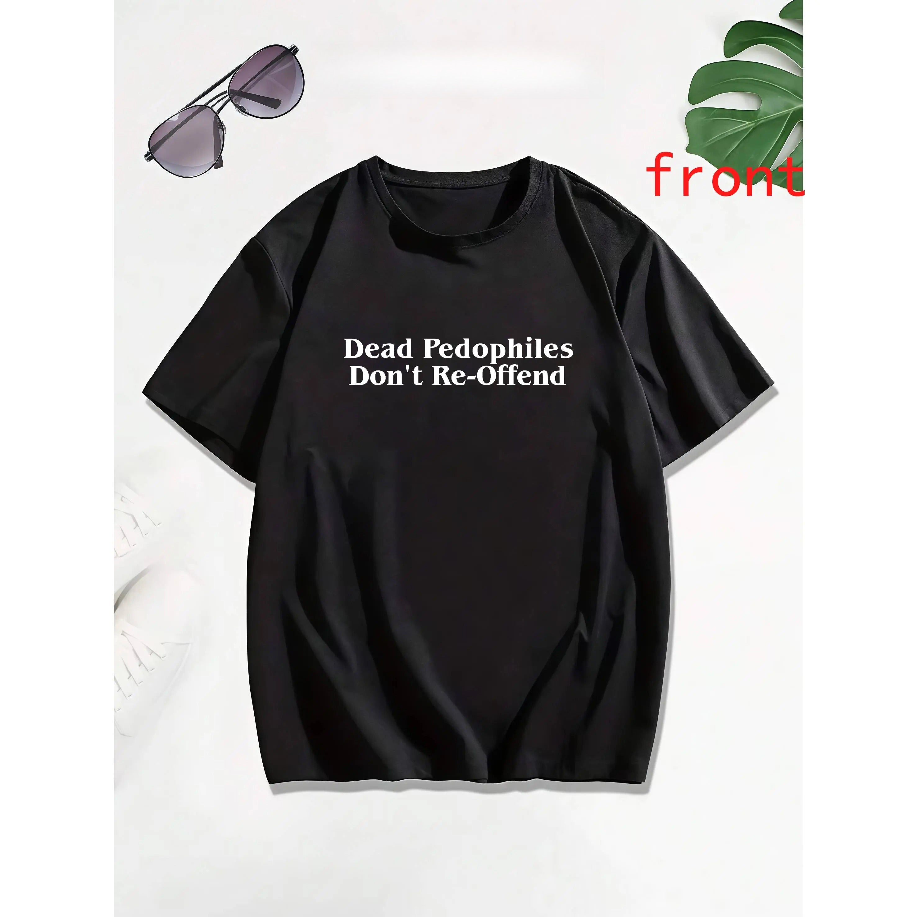 "Dead Pedophiles Don't Re-Offend" Shirt | Vintage Washed Graphic Tee