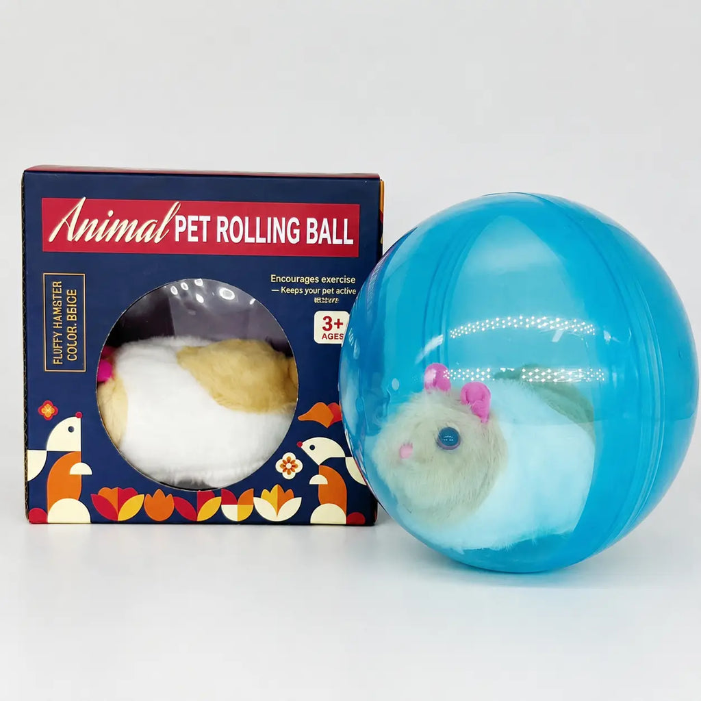 Rechargeable Smart Rolling Ball Cat Toy