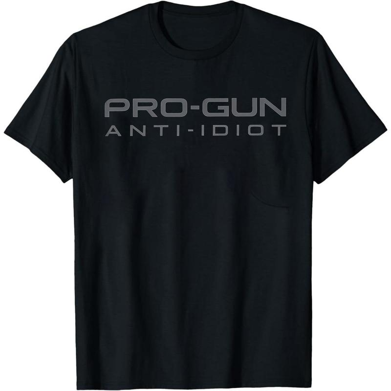 Pro-Gun Anti-Idiot T-Shirt, Sweatshirt & Hoodie – 2A Patriot Apparel for Men