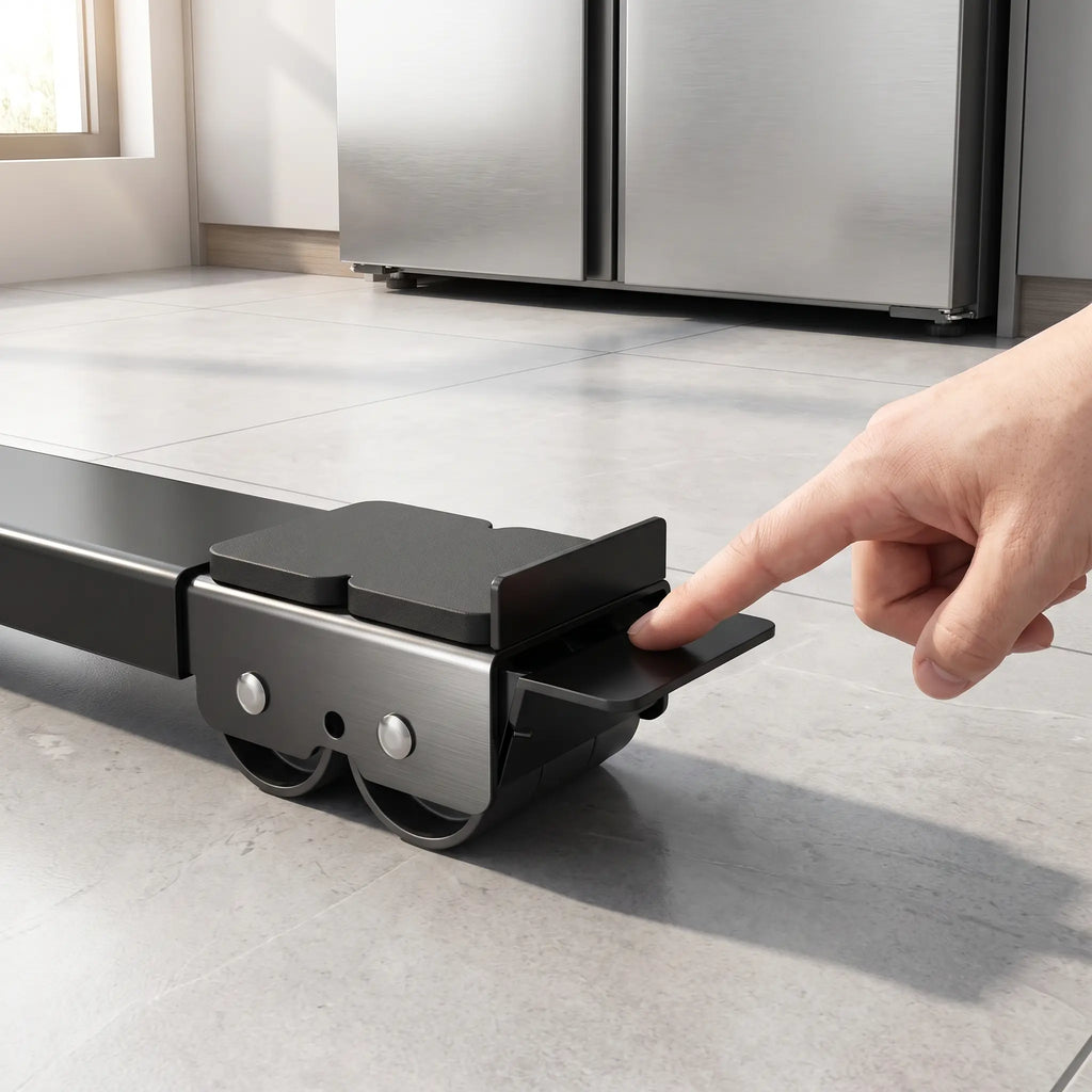 2-Pack Adjustable Heavy-Duty Appliance Moving Dollies – Lockable Roller Stands for Washer & Dryer