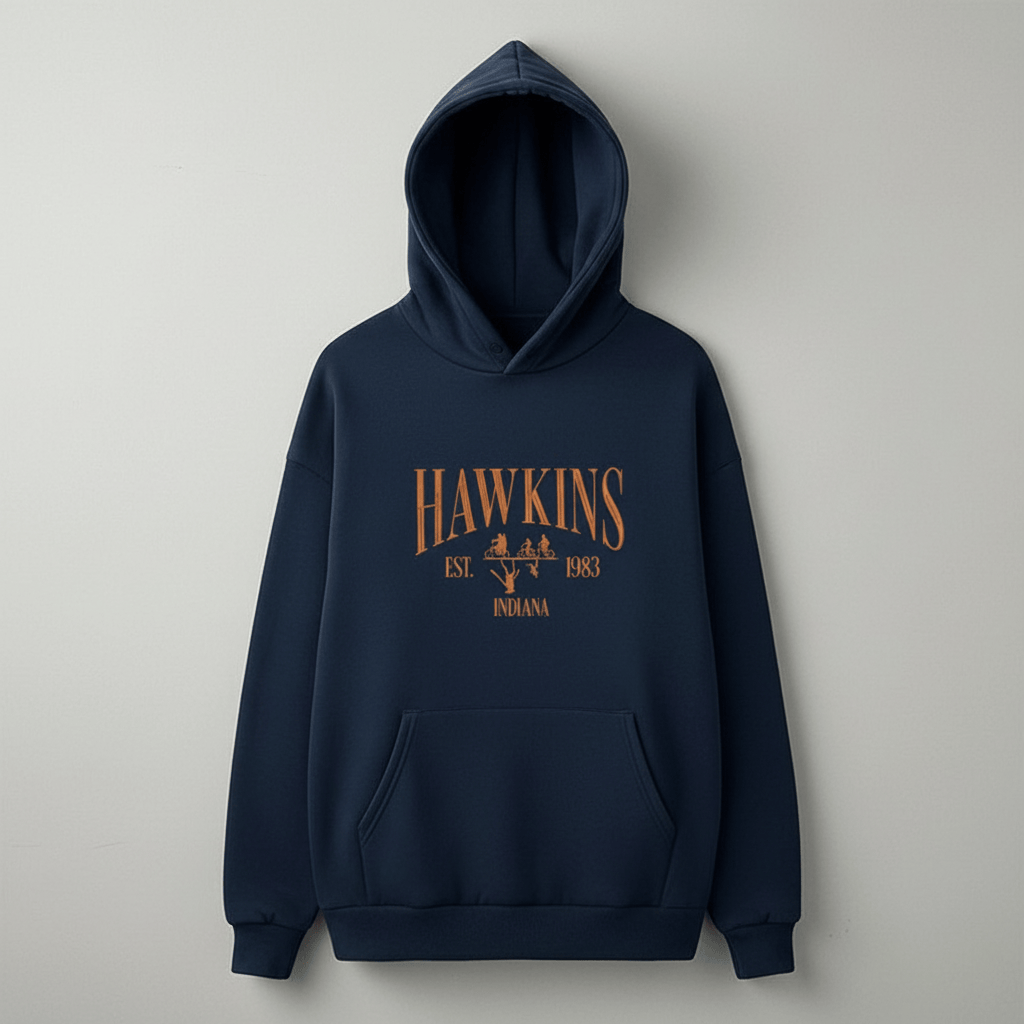 Embroidered Hawkins Indiana 1983 Sweatshirt | Vintage Aesthetic Crewneck