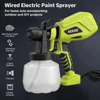 1200ml High-Capacity Paint Sprayer - Adjustable Flow, 4 Nozzles & 3 Spray Modes
