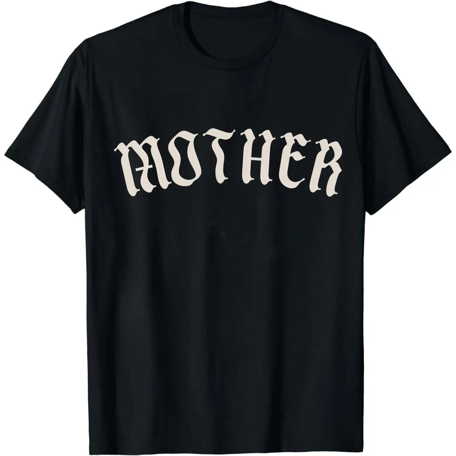 Old English "Mother" Gothic T-Shirt | Alternative Metalcore Aesthetic Tee