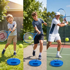 Solo Tennis Trainer Rebound Set – Portable Self-Practice Racket & Balls Equipment