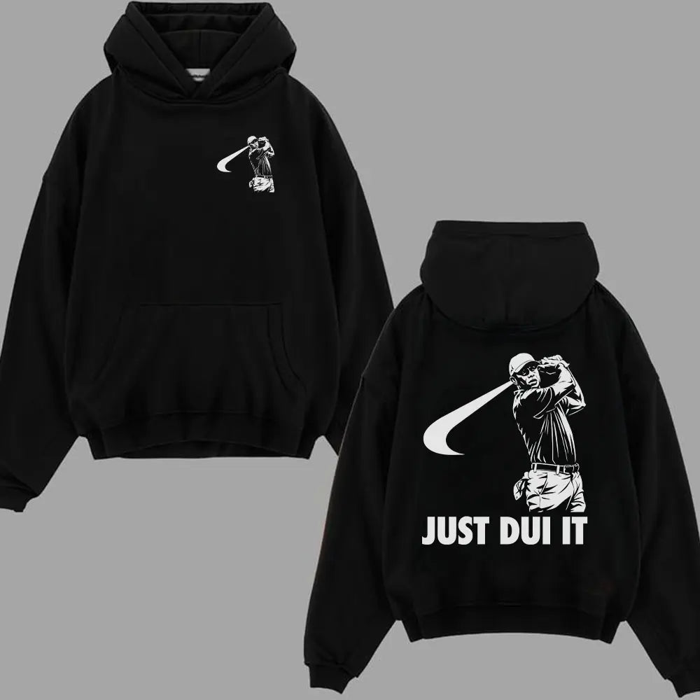 "Just DUI It" Tiger Woods Mugshot Tee | Funny Golf Sarcastic Shirt