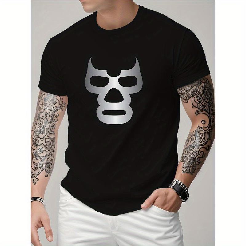 Casual Full-Print Short Sleeve T-Shirt - Breathable Summer Streetwear