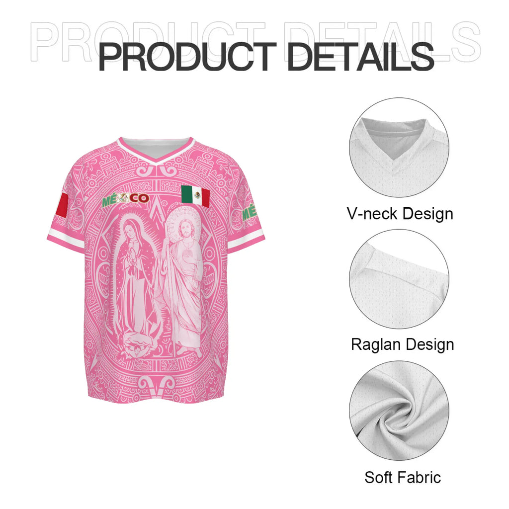 Men's "Virgencita & San Juditas" Mexico 2026 Graphic Soccer Jersey