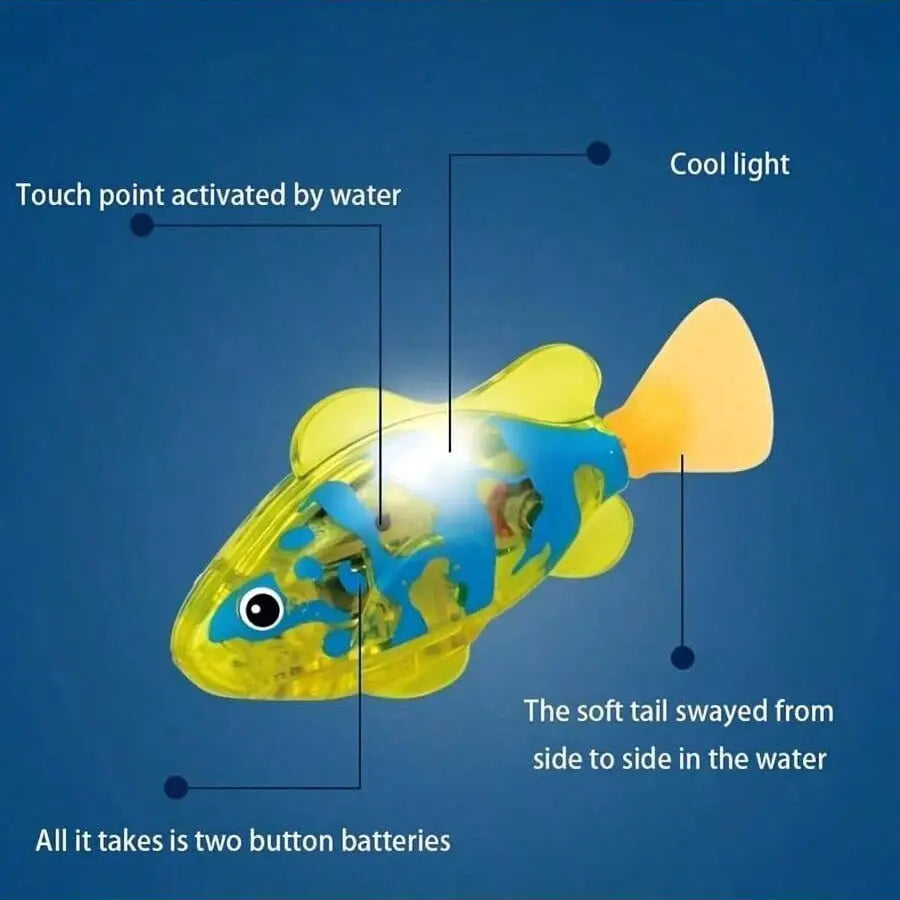 Light-Sensing Robotic Swimming Clownfish Toy
