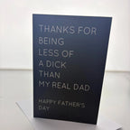 Funny Step-Dad Father’s Day Card – Heartfelt Appreciation Gift