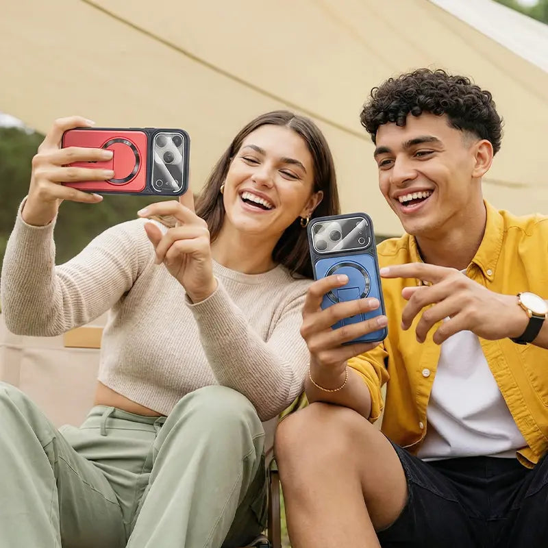 iPhone Multifunctional Case with Invisible Stand & Camera Shield