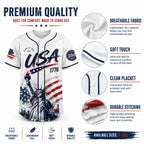 Comfort Colors USA 250th Anniversary Baseball Jersey – Patriotic 1776–2026 American Flag Liberty Eagle Shirt