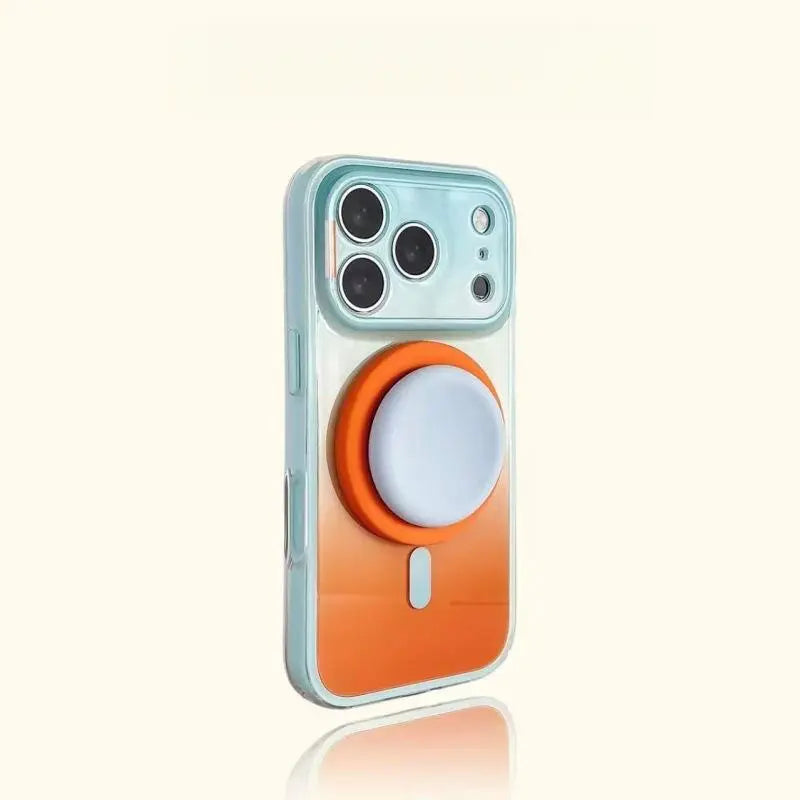 2-in-1 Gradient Full-Cover MagSafe Case – Hard PC Cover with AI Button for iPhone 17 Pro Max