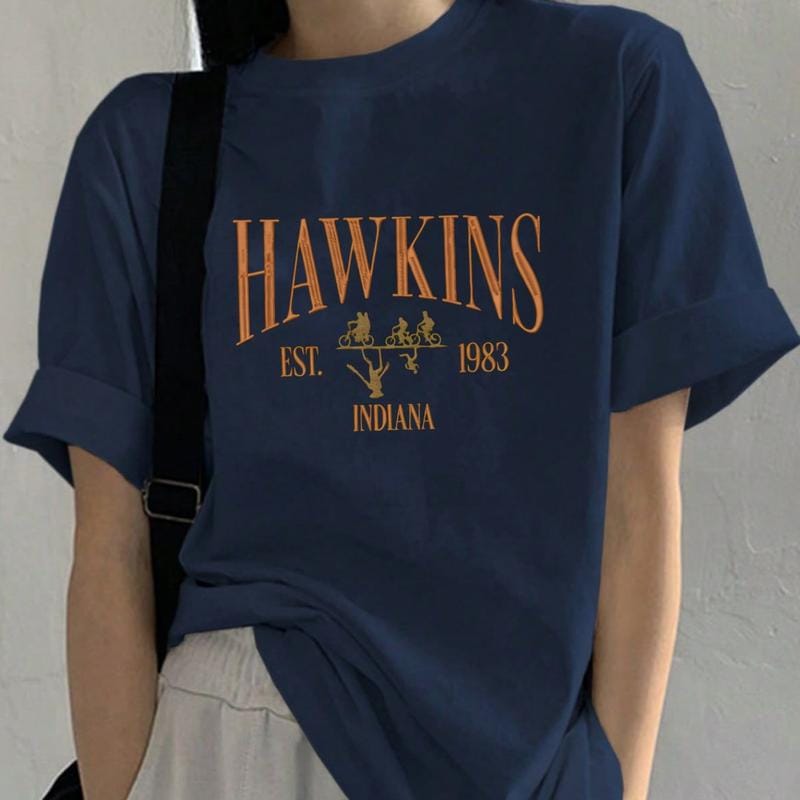Embroidered Hawkins Indiana 1983 Sweatshirt | Vintage Aesthetic Crewneck